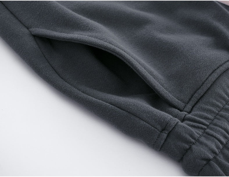 TopStoney NBOStudio 360G Men's Heavy Pure Cotton Sports Slim Drawstring Casual Pants