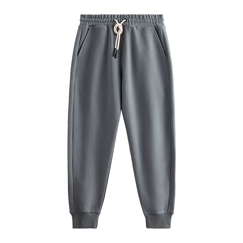 Everlane NBOStudio 470G cotton plus velvet thickened solid color men and women couple sweatpants