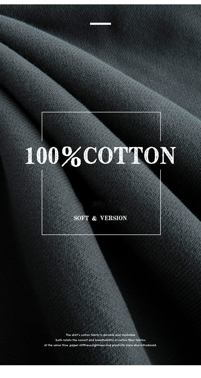 Everlane NBOStudio 470G cotton plus velvet thickened solid color men and women couple Sweatshirt